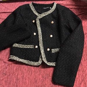 SOLD Fancy knitting blazer